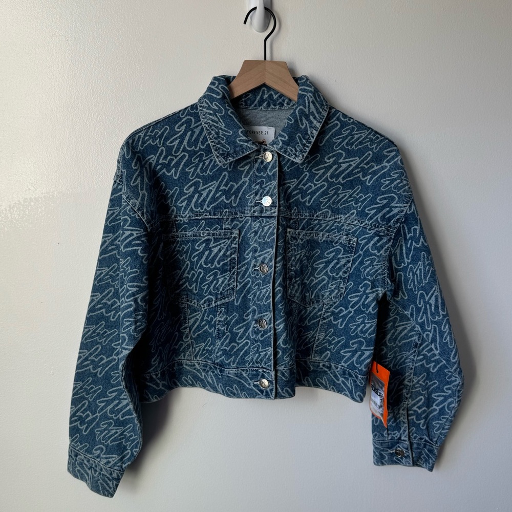 FUBU Print Denim Jacket